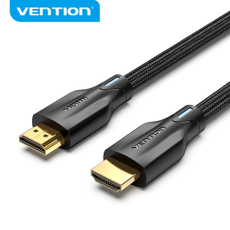 Venção Hdmi 2.1 Hd Cabo De Algodão Trançado Cabo Hdmi Para Ps4 Splitter Mudar Extensor Caixa De Vídeo Hdmi 2.1 Cabo