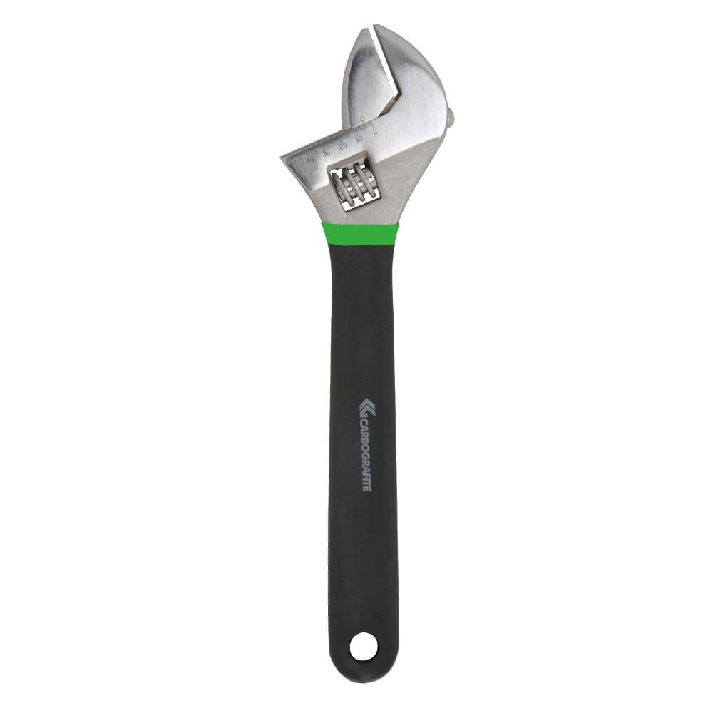 CHAVE INGLESA COM CABO EMBORRACHADO 12'' CARBOGRAFITE