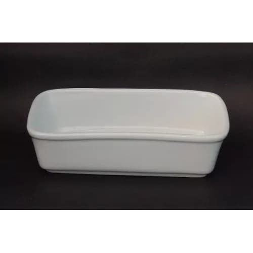 Travessa Retangular De Porcelana Pequena (26 Cm X 16,5 Cm)