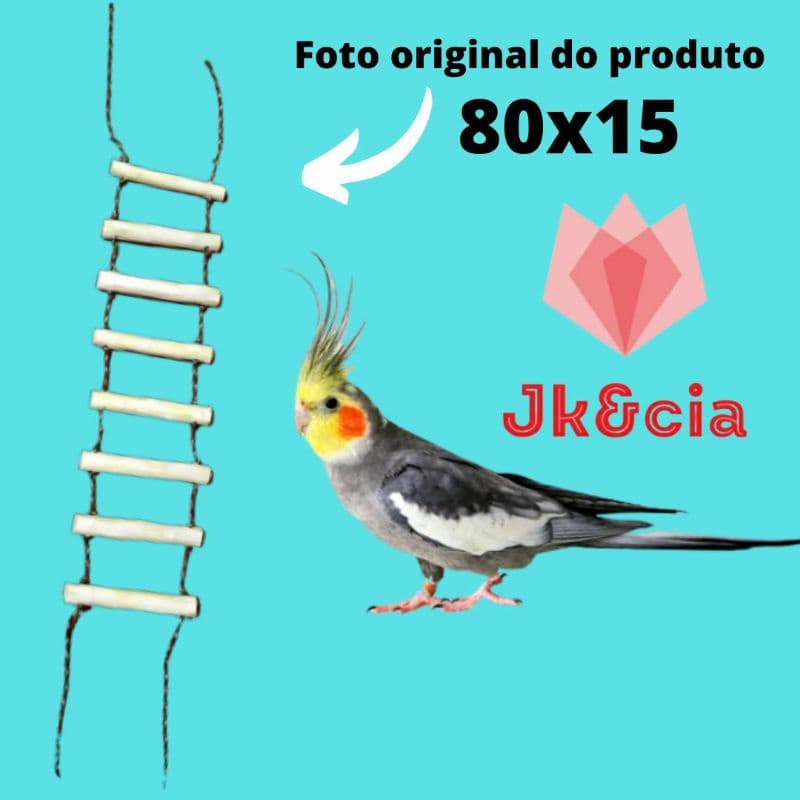 Escada de Calopsitas, Papagaio, Agapornis periquitos Ponte de Escalada.