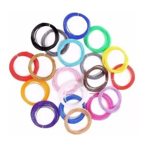 Filamento Para Impressora/caneta 3d Abs 1,75mm 20 Cores