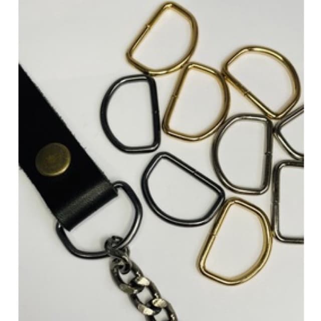Kit de Meia Argola para Alça de Bolsa de Crochê
