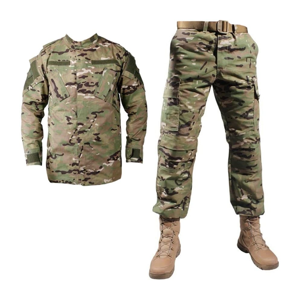 Farda Conjunto Fardamento Tático (Calça Combat + Gandola) Bélica - Camuflado Multicam