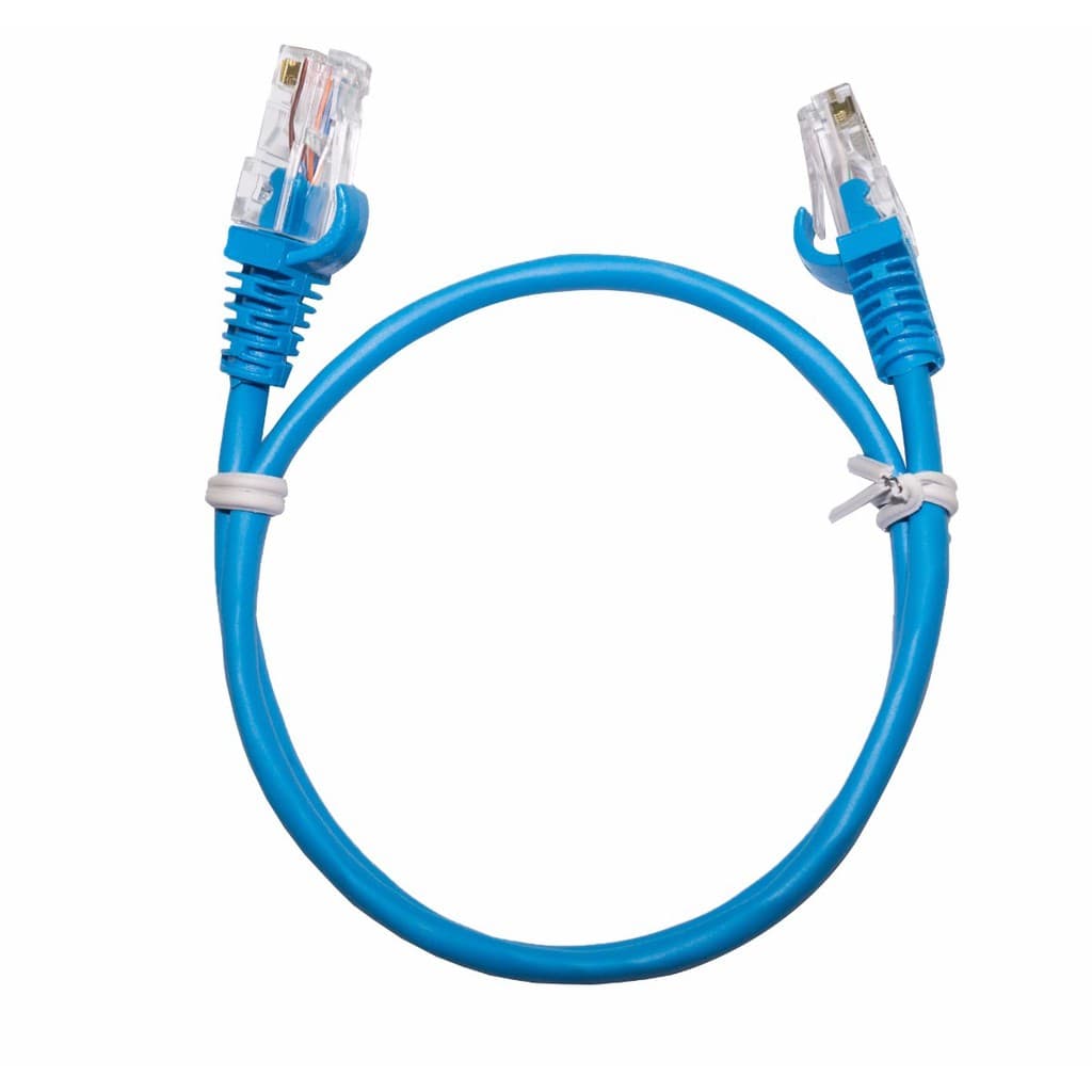 Patch Cord Cat5e 100% Cobre 60 Centímetros Azul