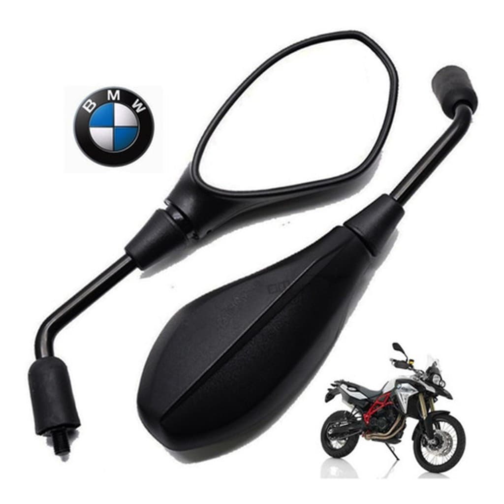 Retrovisor Gs 650 F800 Fixo Rosca Honda Par HASTE LONGA