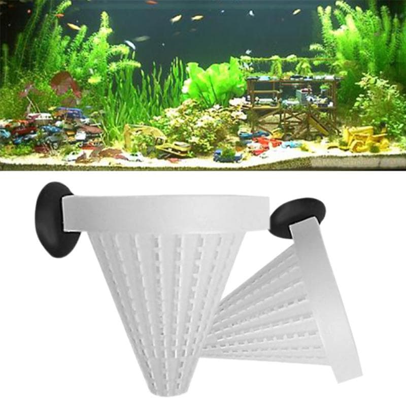 Alimentador De Peixes Pequenos Cônicos , Funil De Minhoca Vermelha Para Aquário , Ferramenta De Alimentação De Alimentos