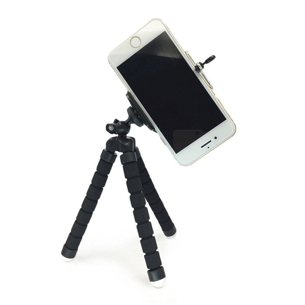 Tripé Para Celular Flexivel E Camera Preto CBRN08742