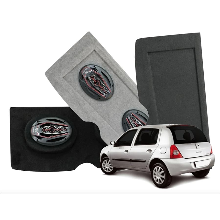 Tampão Bagagito Renault Clio 2000 A 2012 Com Cordinhas
