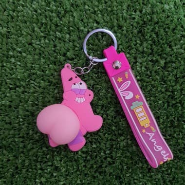 Chaveiro Bunda Bundinha de Silicone Fidget Toy Anti Stress Patrick