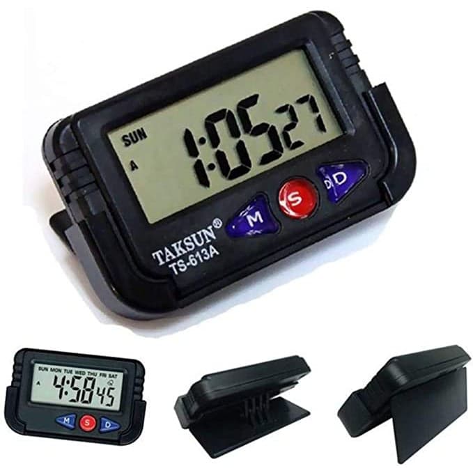 Relógio Digital Despertador Cronômetro De Bolso Data e Hora Smart Clock