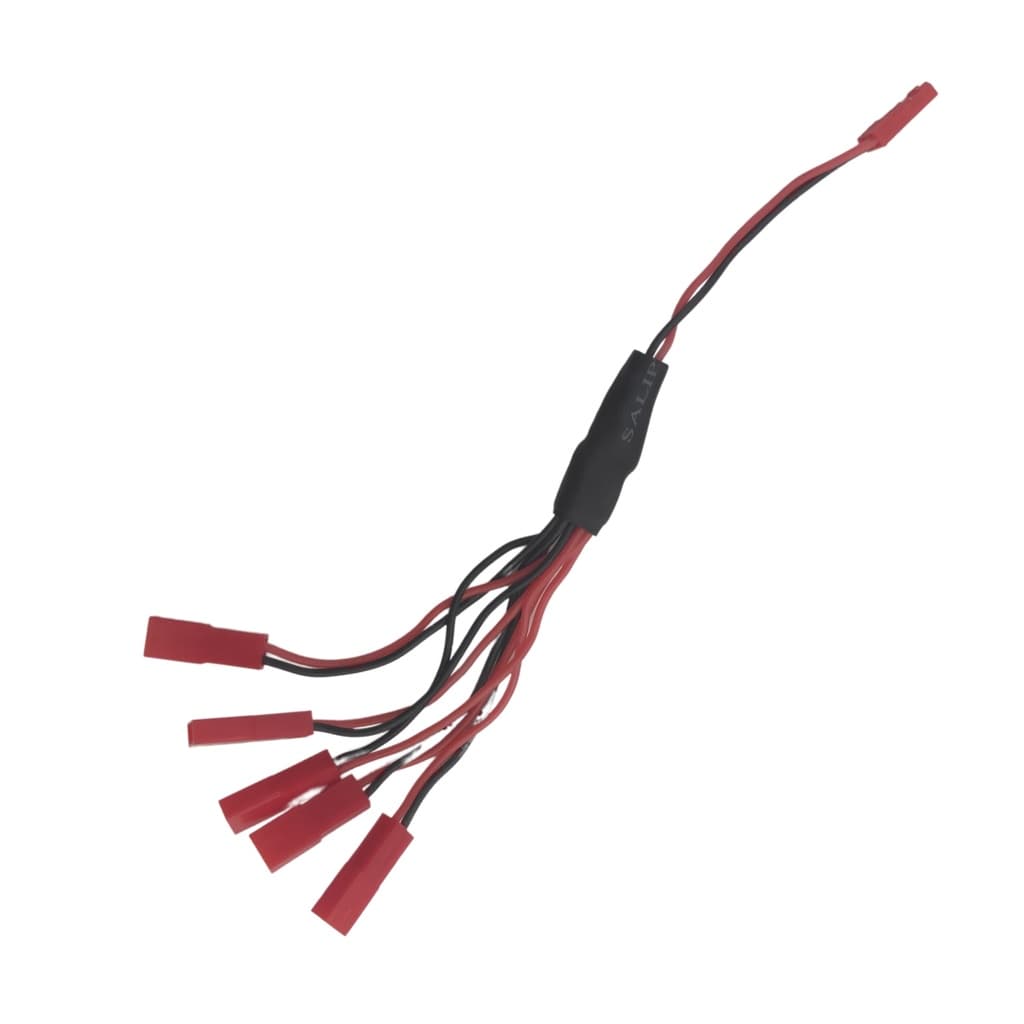 Cabo adaptador 5 pontas femea 1 macho plug JST