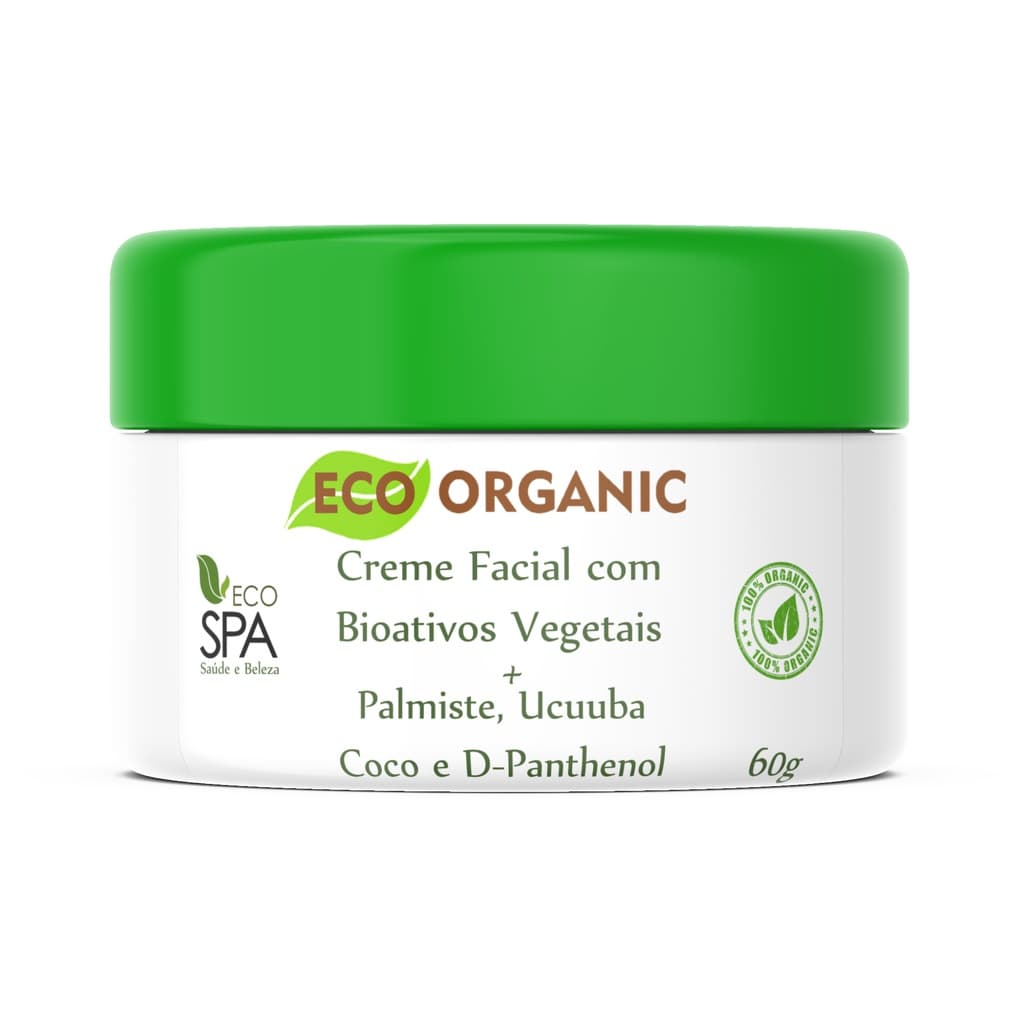 Hidratante Facial Orgânico pós argila.