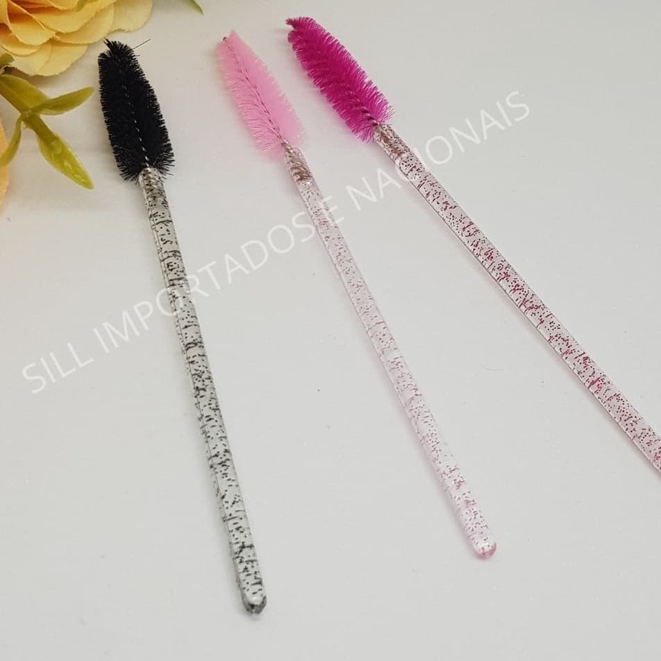 1 Escovinha para Cílios e Sobrancelhas Com OU Sem Glitter