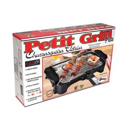 Churrasqueira Eletrica 127v - Anurb Petit Grill Plus - Preto