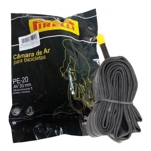 2 Camara De Ar Bicicleta Bike Aro 20 - Bico Grosso Pirelli Bicicleta Cross Bmx MTB