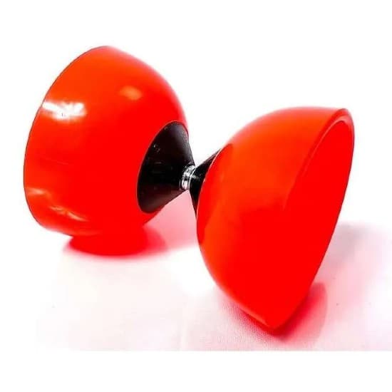 Diabolo Profissional + Baqueta De Plástico Malabares Vermelho Diabolo Yoyo Chines