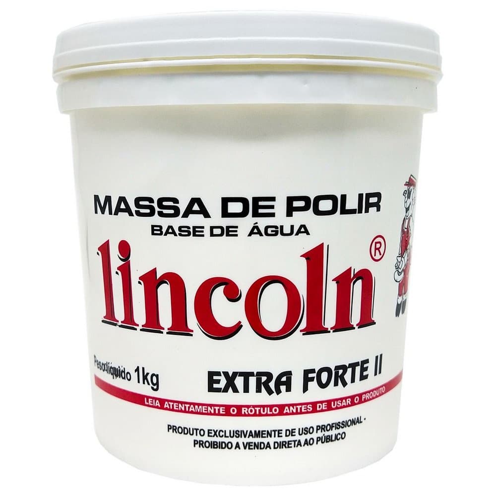 Massa De Polir Extra Forte N2 Lincoln 1kg Base Água Envio Imediato