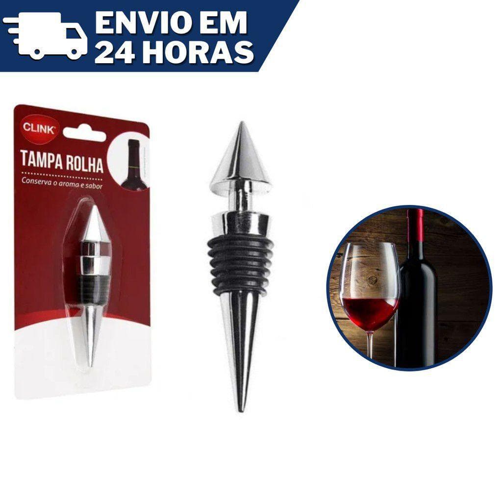 Tampa Para Garrafa De Vinho Inox Tampa Rolha Vinho