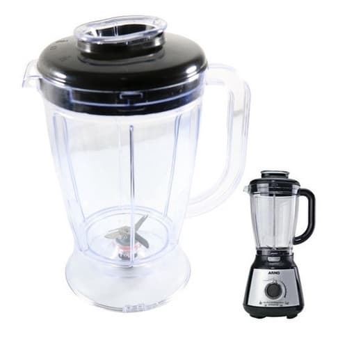 Copo de Liquidificador Arno Magiclean Chrome Cristal C/ Faca