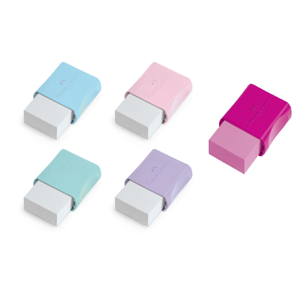 Borracha FC Max Cores Pastel e Rosa - Faber Castel