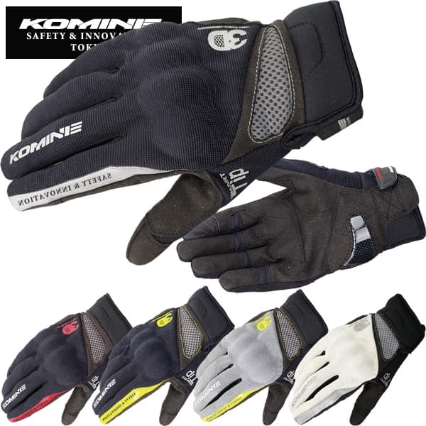 KOMINE GK163 Luvas De Malha 3D Para Motocicleta Luva Motoqueiro Guantes Moto Sport Downhill Motocross