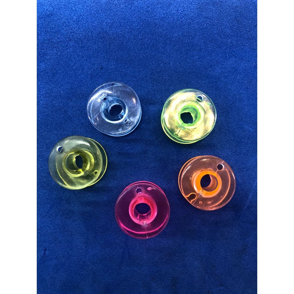 bobina colorida alta de plastico para maquina domestica pacote com 10 unidades