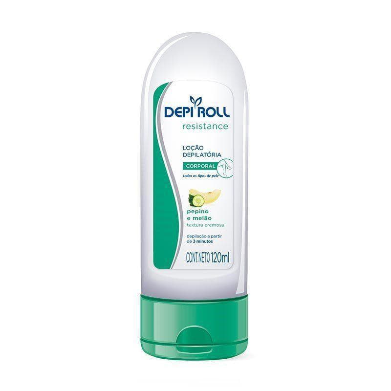 Loção Depilatória Corporal DepiRoll Pepino e Melão - 120ml