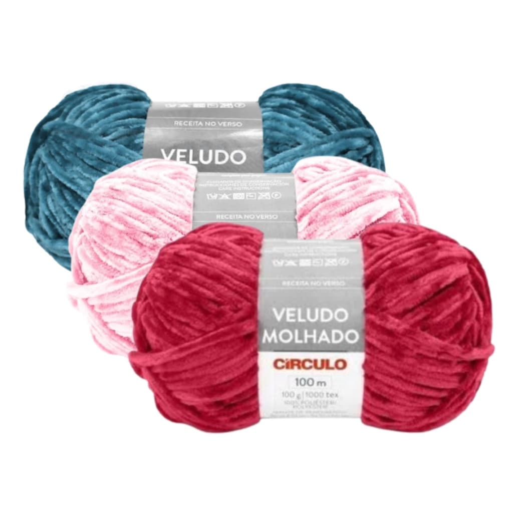 Fio Lã Veludo Molhado Círculo 100g