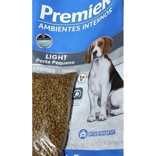 Ração Premier A Granel Ambientes Internos Cães Adultos Light 1 kg