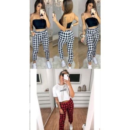 calça jogger blogueira infantil e juvenil
