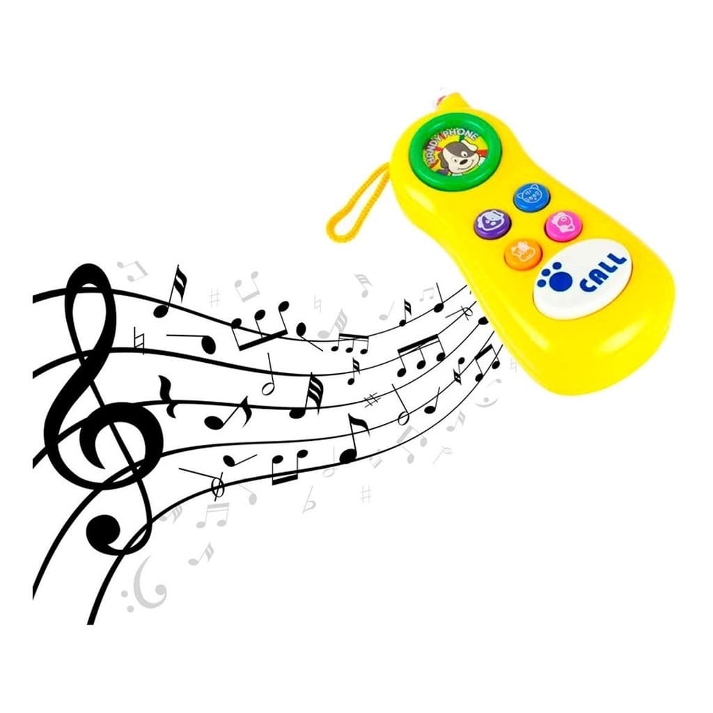 Brinquedo Infantil Celular Telefone Luz e Sons Musical Toy