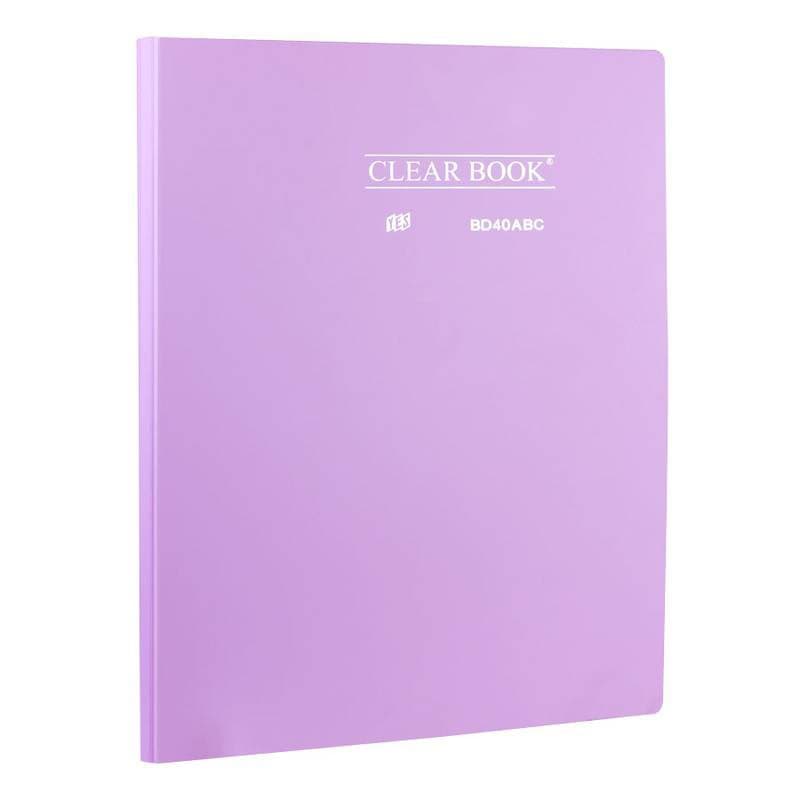 YES, Pasta Catálogo 20 ou 40 Folhas A4 - ClearBook - Tons Pastel