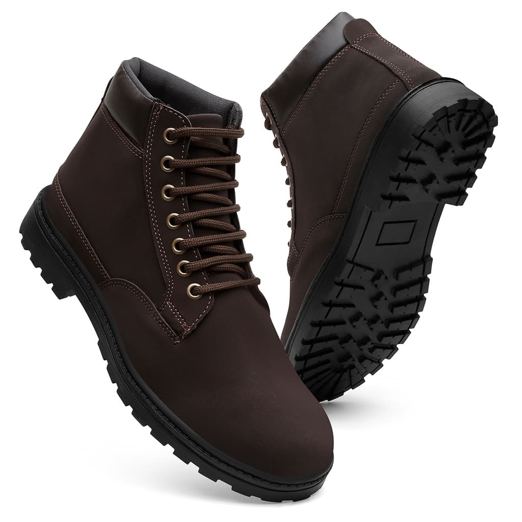 Bota Coturno Masculino Casual Lisa de Amarrar Cadarço Otima Qualidade Original Homem Moderno