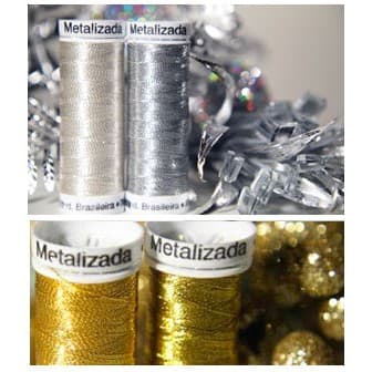 Retrós Linha de Costura Metalizada Costuratex