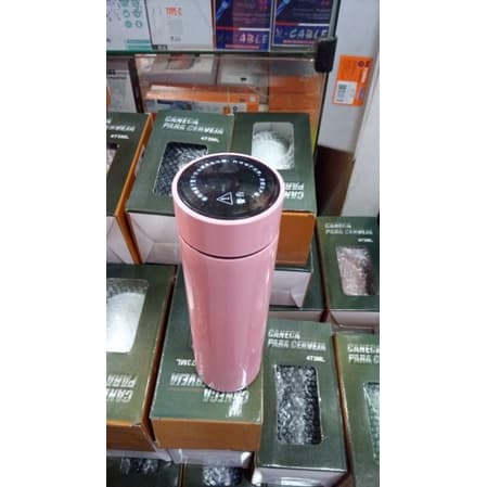 Garrafa Térmica 510ml Aço Inox Sensor de Temperatura Display Visor Touch