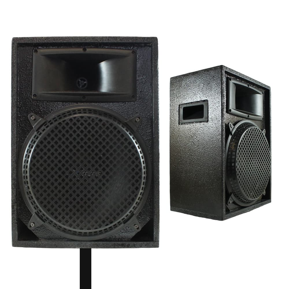 Kit 2 Caixas Acustica Som Music Way Top 12 1000w Rms Passiva