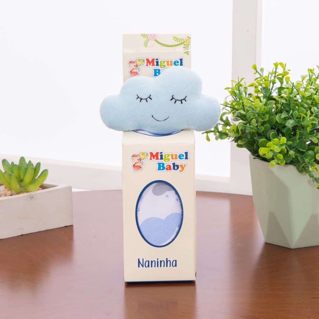 Naninha Para Bebê Nuvem Azul