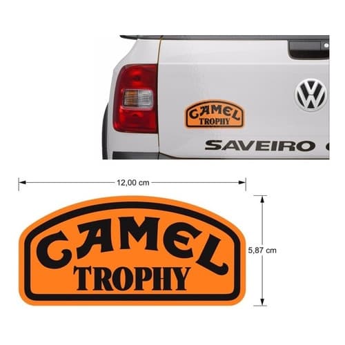 2 Adesivos Camel Trophy Rally Off Road Dakar 4x4 Trilha