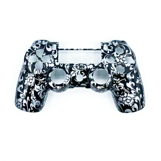 Capa Controle Ps4 Jet Black (Floral Black)