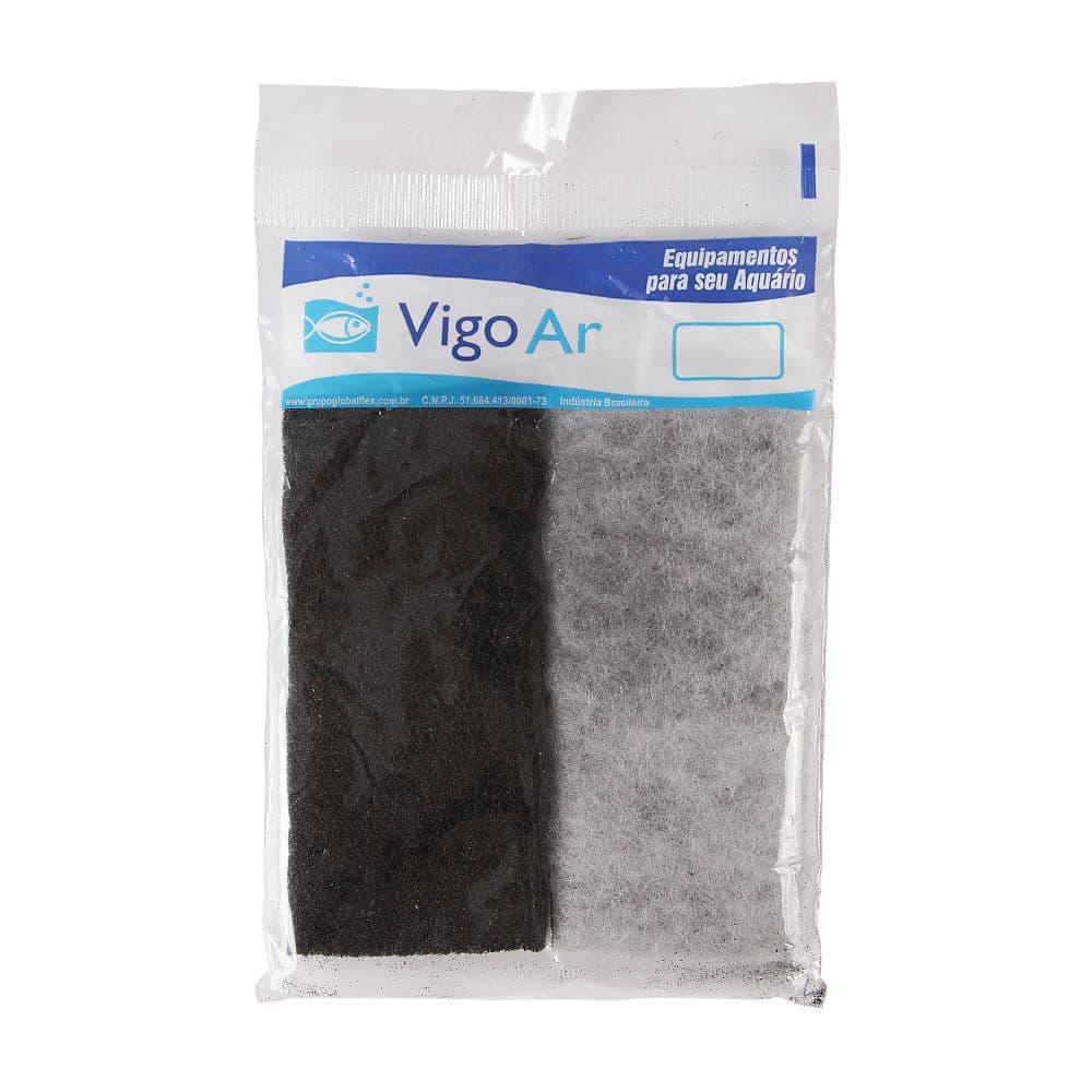 Refil para Filtro Submerso F150 Vigo Ar com 2 unidades