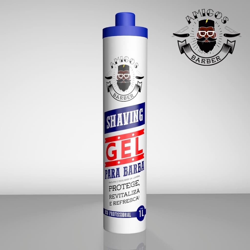 Shaving Gel Mentolado Para Barbear