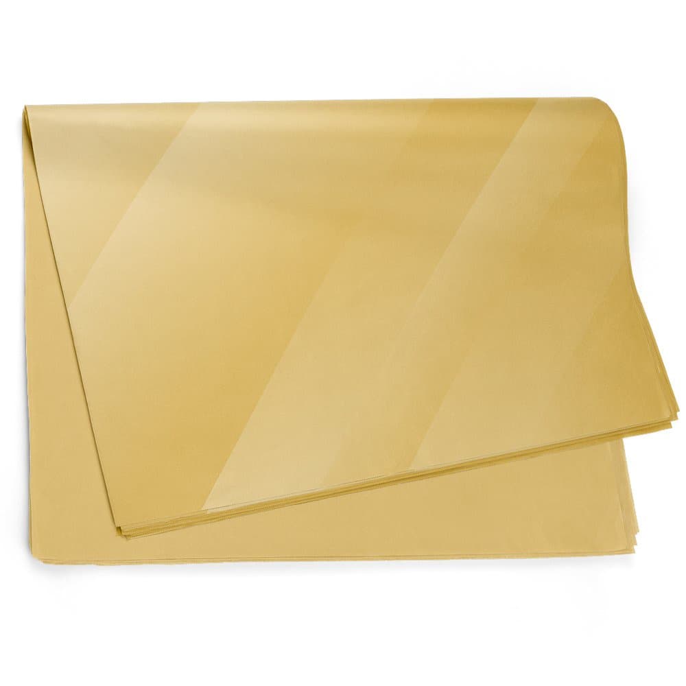 Poli Sujinho Liso Ouro para Decoração 49,0 x 69,0cm, Floral Atlanta - 10/20/50 folhas.