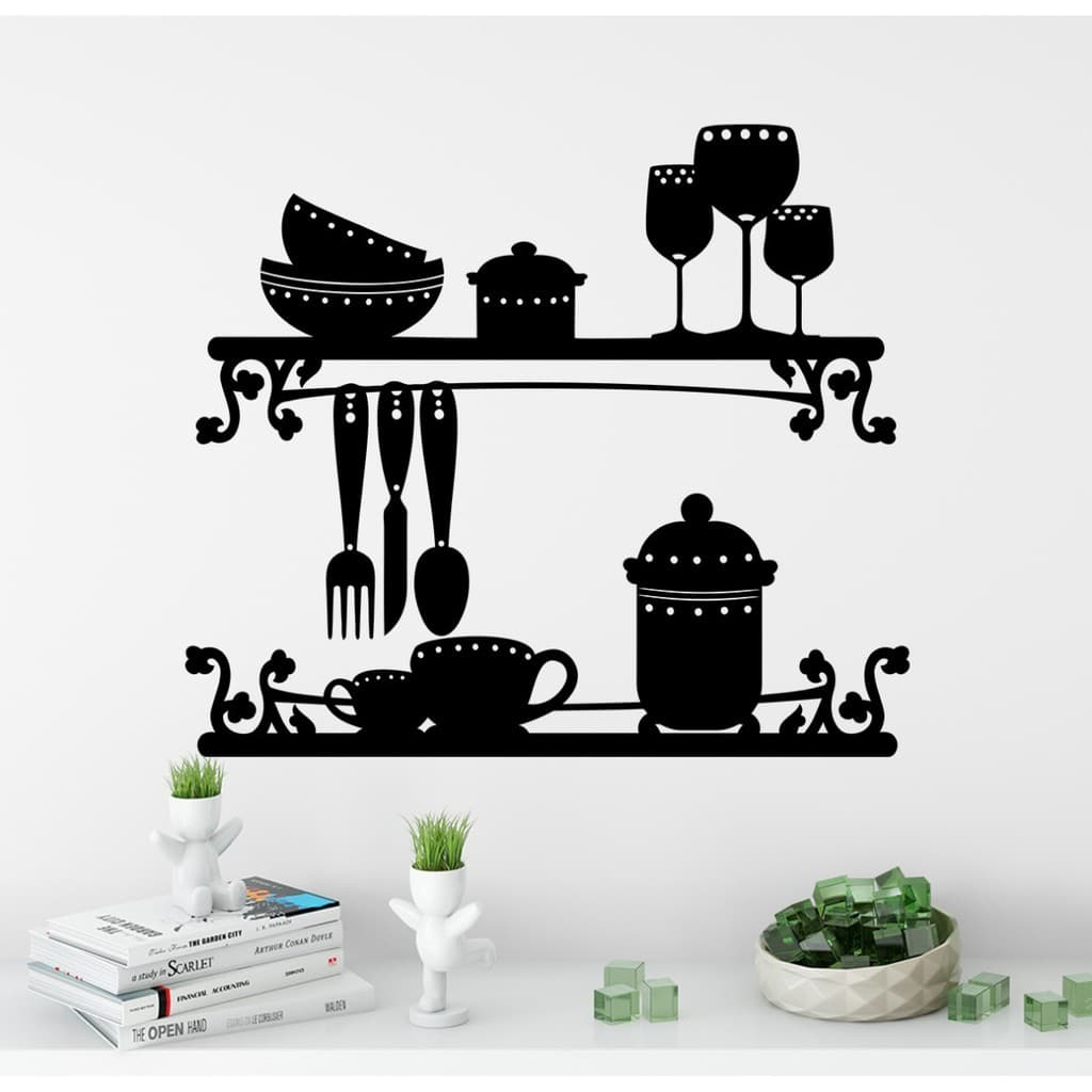 Adesivo Decorativo De Parede Cozinha Completa Utensilios