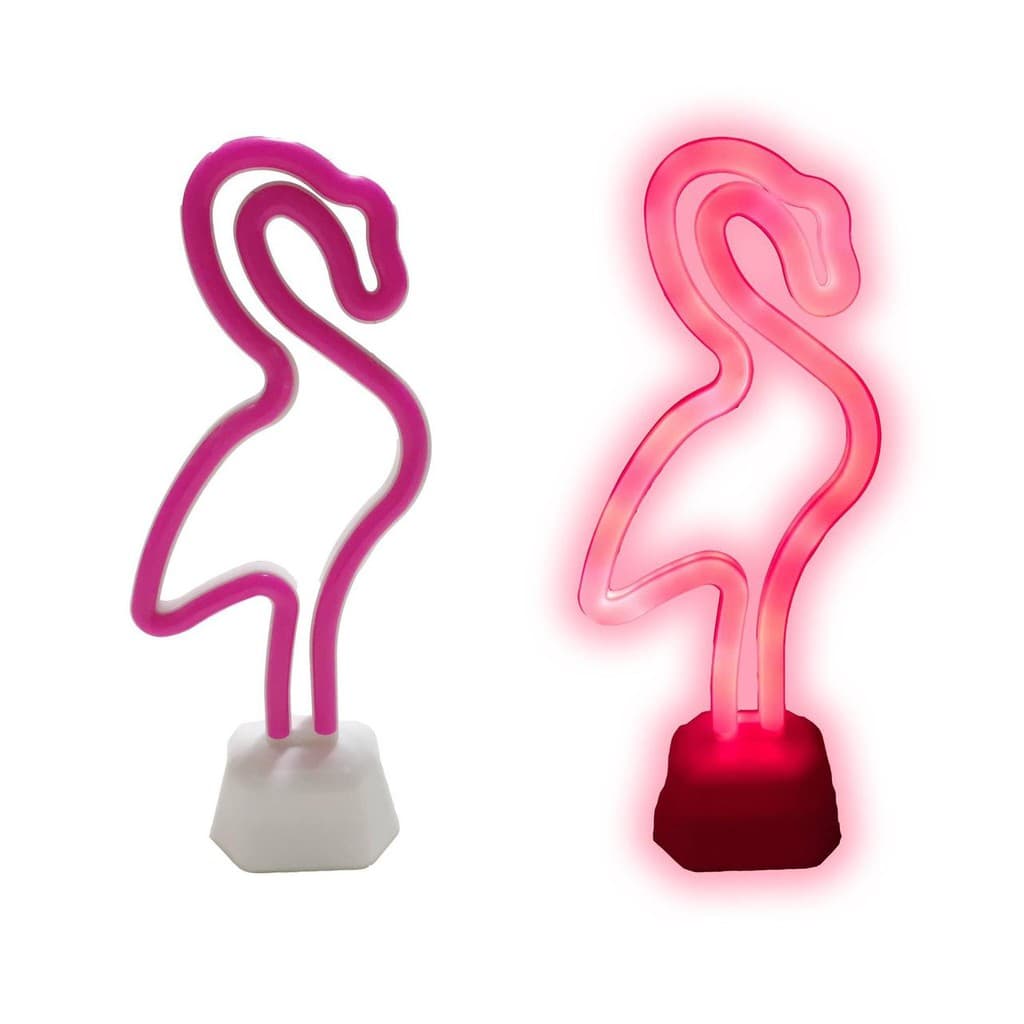 Luminária Led Neon ( love, flamingo, abacaxi, cacto, coqueiro, coração, unicórnio, estrela )