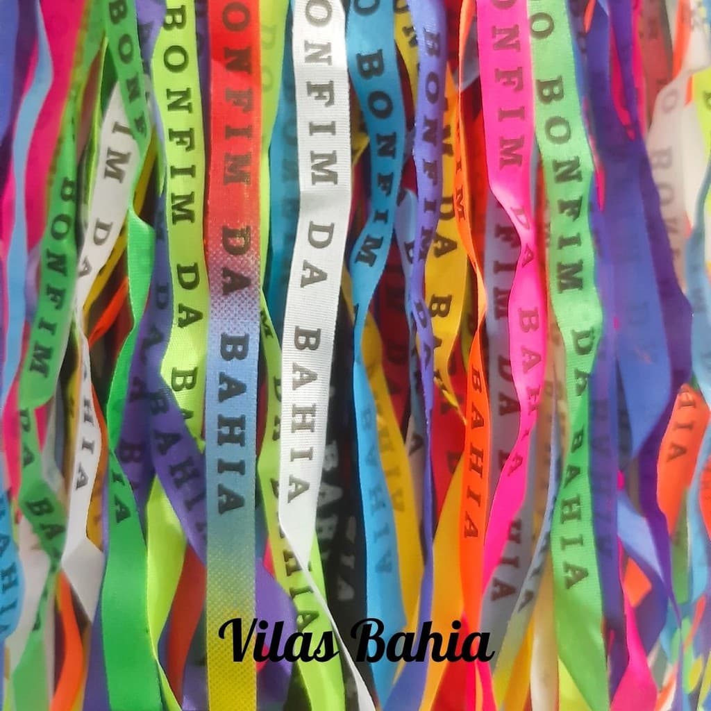 50 fitas Senhor do Bonfim da Bahia originais cortadas e sortidas