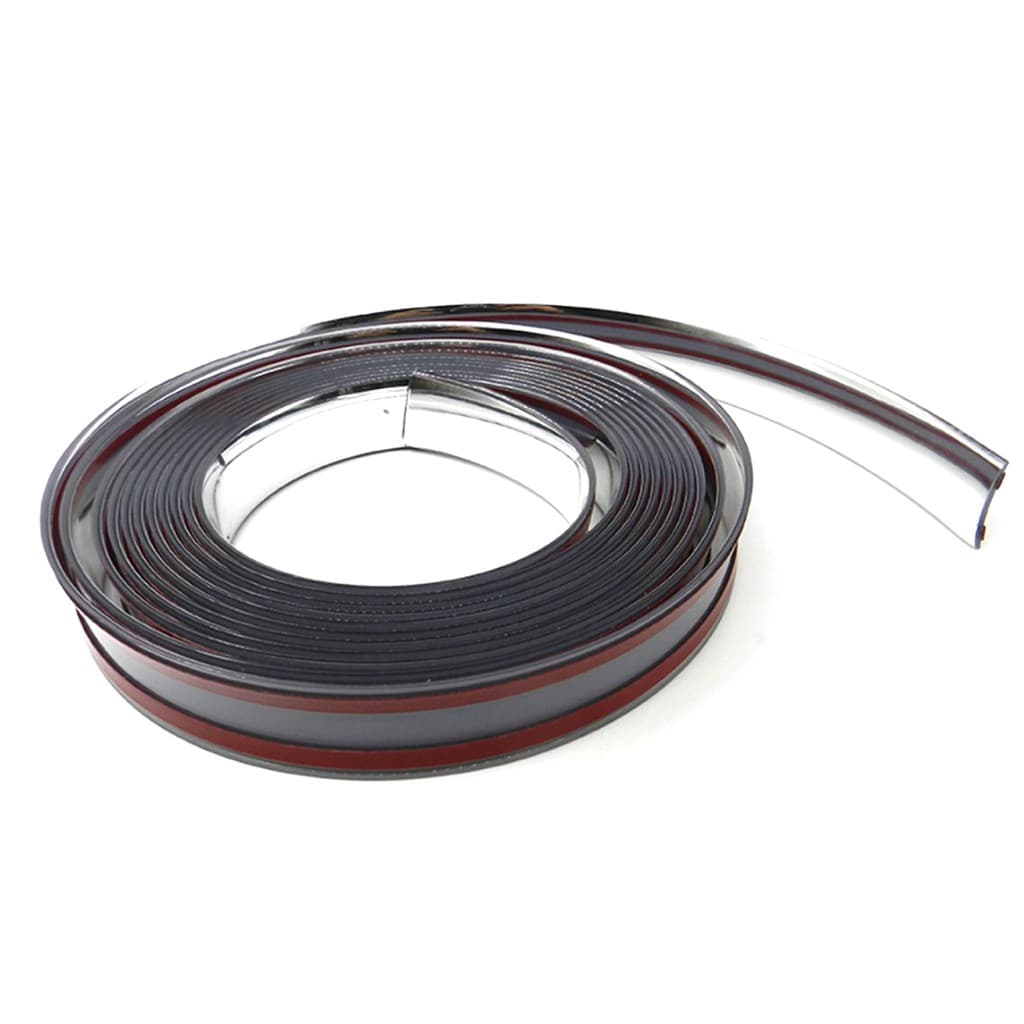 Friso Cromado Tuning 30mm para Grade Porta Parachoque Porta Malas Filete Universal 5mts