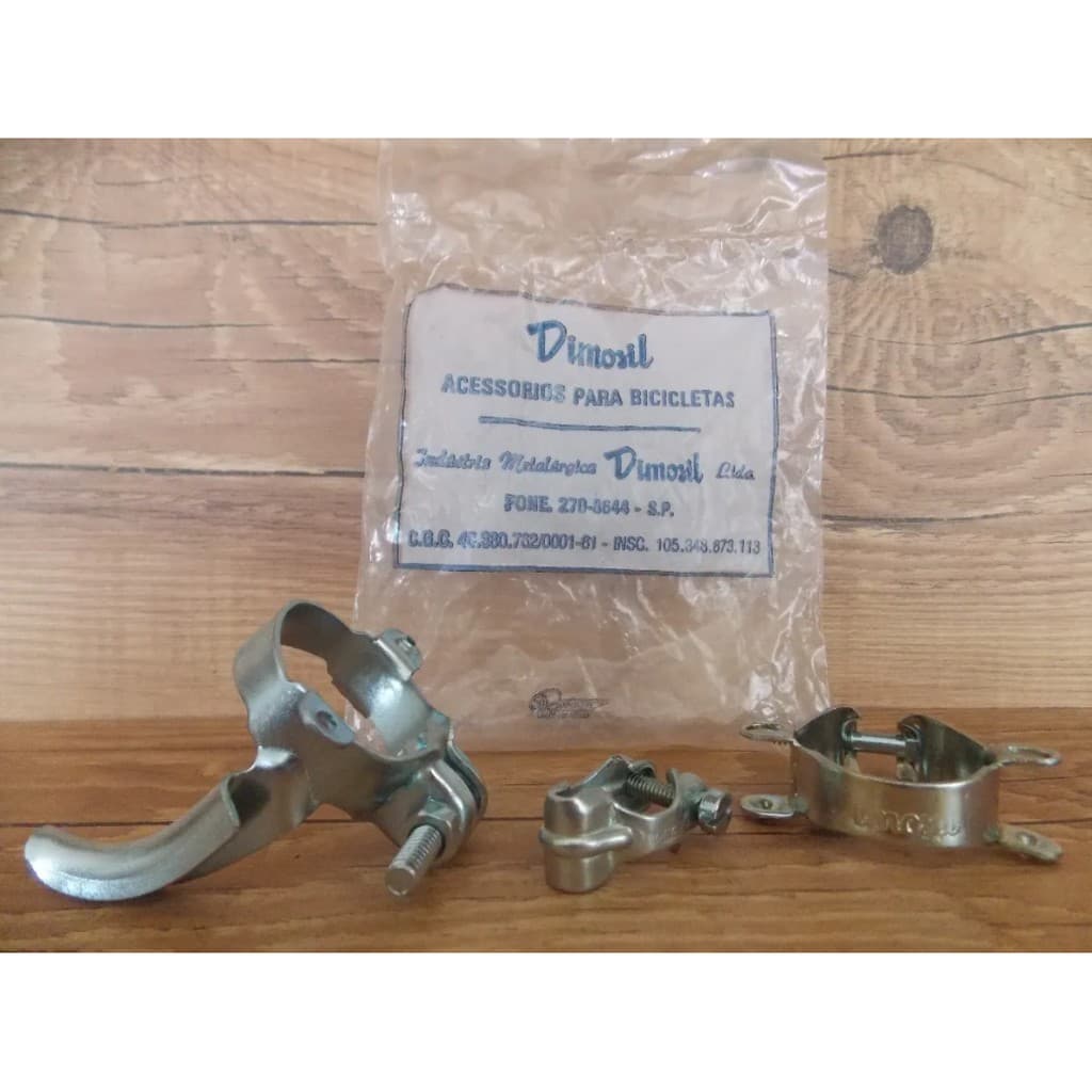 Kit Guias Cambio Monark 10 Caloi 10 Peugeot 10 Dimosil Novas para bicicletas antigas - novo de estoque antigo