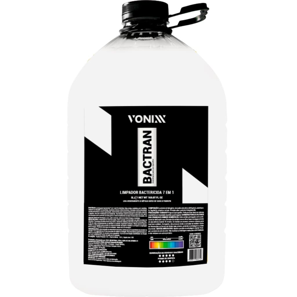Bactran 5L Limpador Bactericida 7 em 1 Vonixx