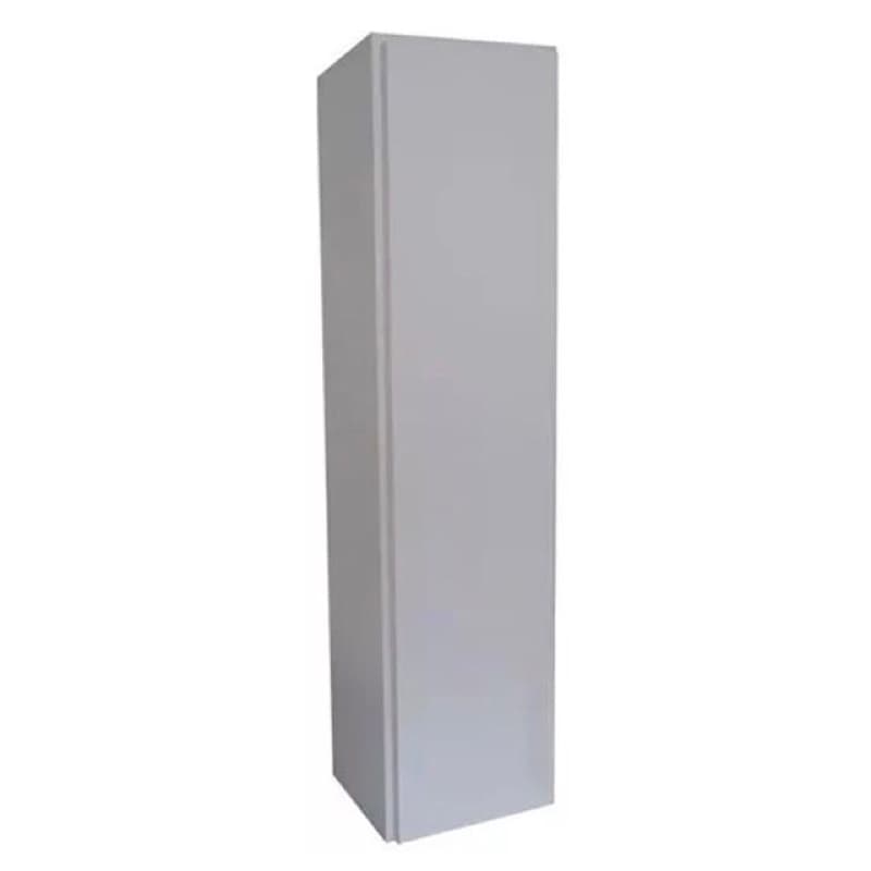 Nicho c\Porta 3 Divisórias Dobradiças Para Toalhas Enfeites Decoração Quarto Banheiro Mdf Branco