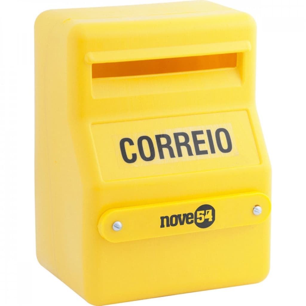 Caixa De Correio Correspondência Pvc 25x18x14cm Plástico